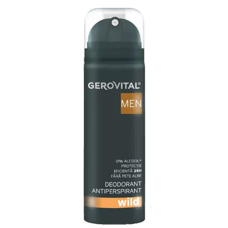 Altele - Gerovital Men Deodorant Antiperspirant Wild , 150ml