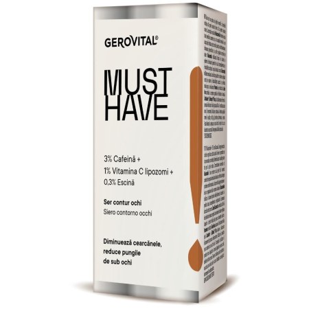 Ingrijire Corp - Gerovital Must Have Ser Contur de Ochi 30 ml