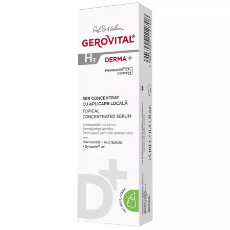 PRODUSE - Gerovital Ser concentrat cu aplicare locala , 15ml