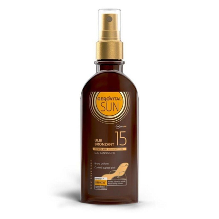 Protectie Solara - Gerovital Sun Ulei Bronzant SPF 15 150 ml