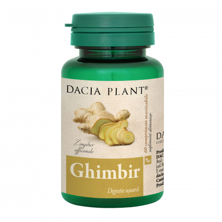 Produse autohtone - Ghimbir, 60 comprimate
