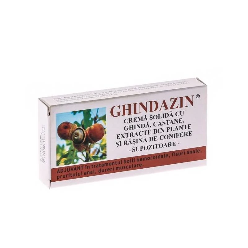PRODUSE - Ghindazin Crema solida - supozitoare, 10 bucati