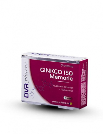 Vreau să țin minte! - Ginkgo 150 Memorie, 20 capsule