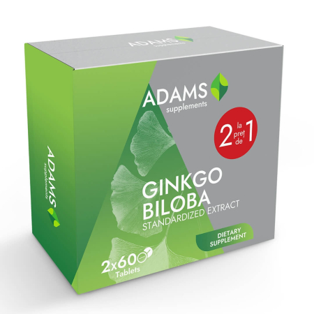 Vitamine si suplimente - Ginkgo Biloba 240Mg X 120Tb - Adams