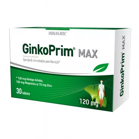 PRODUSE - W-GinkoPrim Max 120Mg X 30 Tablete