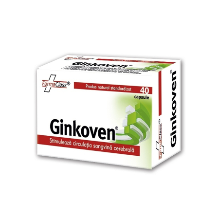 Circulatie cerebrala si memorie - Ginkoven 40 capsule FarmaClass