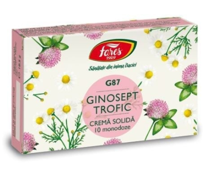 Afectiuni Genitale Feminin - Ginosept Trofic crema solida Fares 10 monodoze