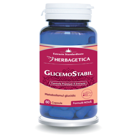 Vitamine Si Suplimente - Glicemostabil Herbagetica 60 capsule
