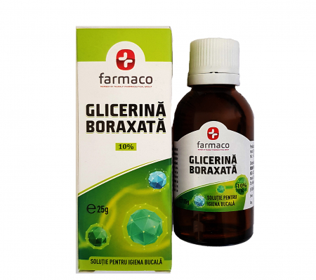 PRODUSE - Glicerina boraxata solutie 10%, 25 g