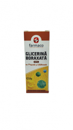 PRODUSE - Glicerina boraxata cu Propolis si Galbenele 10 %, 25 g
