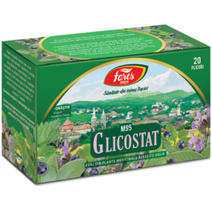 Oferte și reduceri - Ceai Glicostat (M95), 20 plicuri