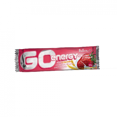 PRODUSE - Go Energy strawberry-yogurt baton, 40 g