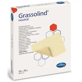 Altele - Grassolind neutral compresa 10 cm x 10 cm, 10 bucati