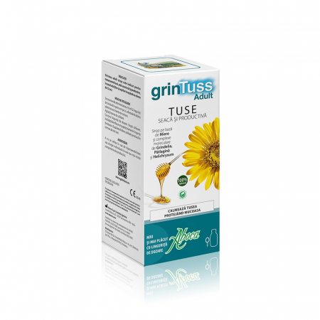 PRODUSE - GrinTuss adult sirop tuse seaca si productiva, 180 ml