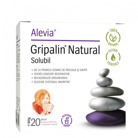 Imunitate - Gripalin natural solubil, 20 plicuri