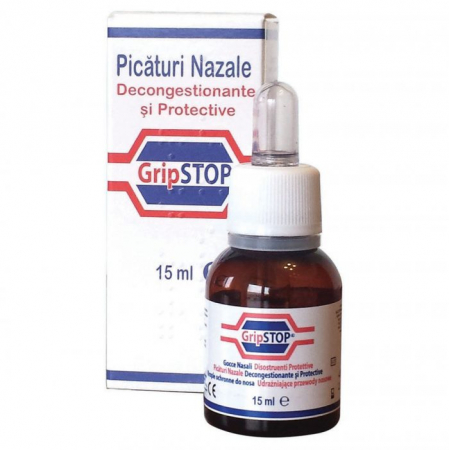 PRODUSE - GripStop Picaturi nazale, 15 ml