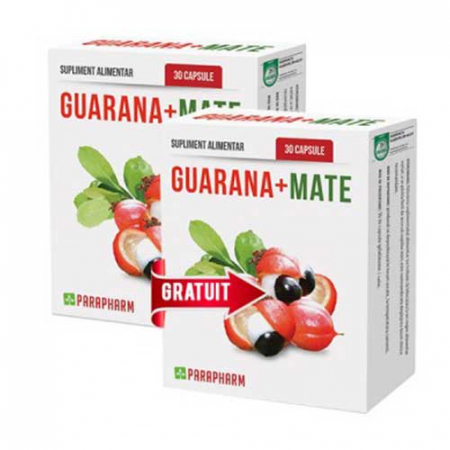 PRODUSE - Guarana+Mate X 30 Capsule, 1Cut+1Cut Gratis