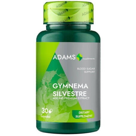 Multivitamine si minerale adulti - Gymnema Silvestre 400 mg 30 capsule Adams Vision