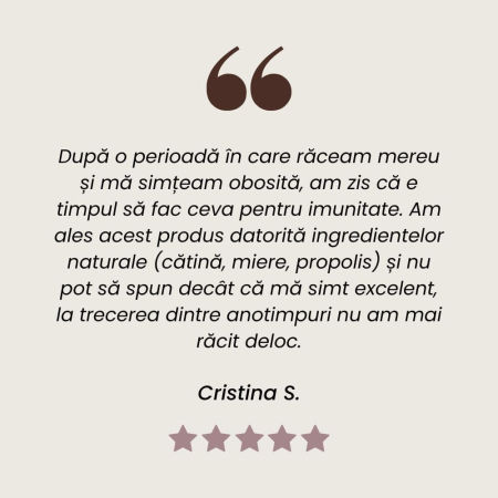 Sirop Cǎtină cu Miere si Propolis 200ml [10]