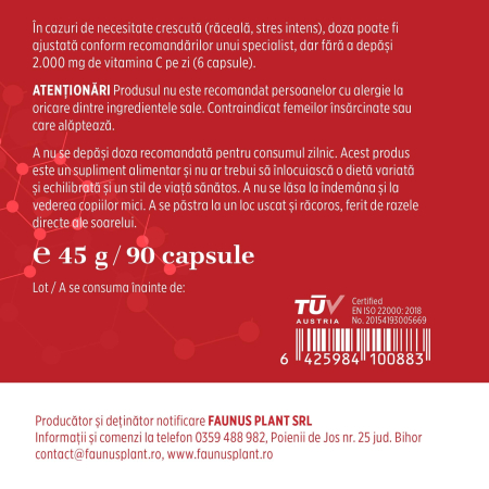 Vitamina C lipozomală - 90 capsule [7]