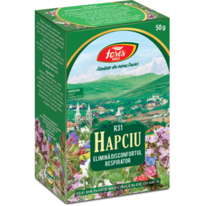 Profilactic și curativ - Ceai Hapciu Elimina disconfortul respirator (R31), 50 g