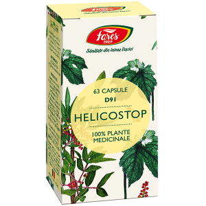 Tulburări gastrointestinale - Helicostop (D91), 63 capsule