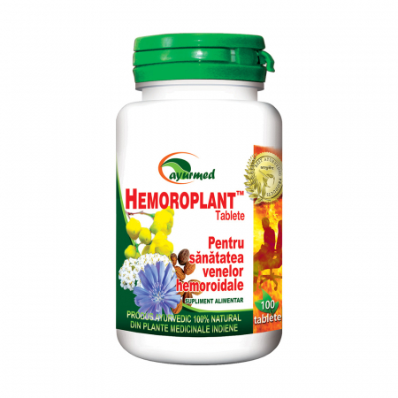 Circulatie periferica deficitara - HEMOROPLANT , 100 tablete