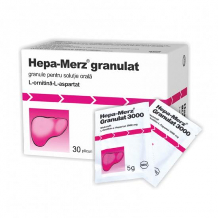 Afectiuni Hepatice - Hepa-Merz Granulat, 30 Plicuri Cu Granule Pentru Solutie Orala