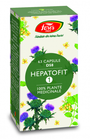 Altele - Hepatofit 1 (D58), 63 capsule