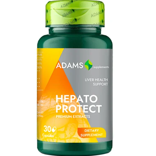 Multivitamine si minerale adulti - Hepatoprotect 30 capsule Adams Vision