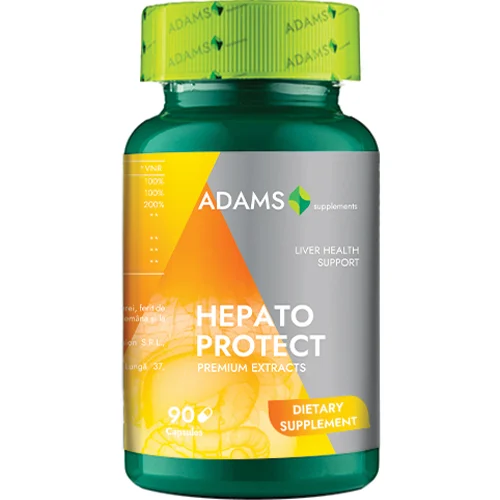 Protectie si Detoxifiere Hepatica - Hepatoprotect Adams Vision 90 capsule