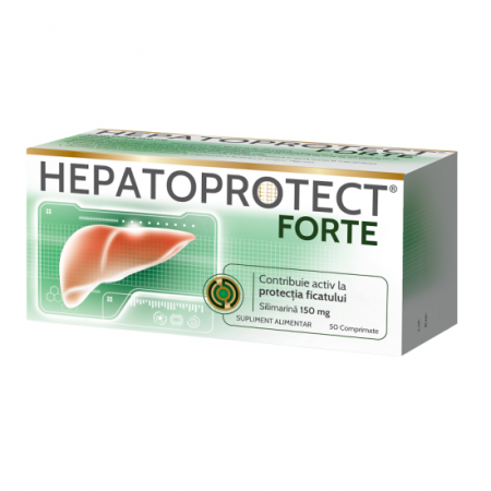 Protectie si Detoxifiere Hepatica - Hepatoprotect Forte 50 comprimate Biofarm