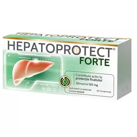Protectie si Detoxifiere Hepatica - Hepatoprotect Forte Biofarm 30 comprimate