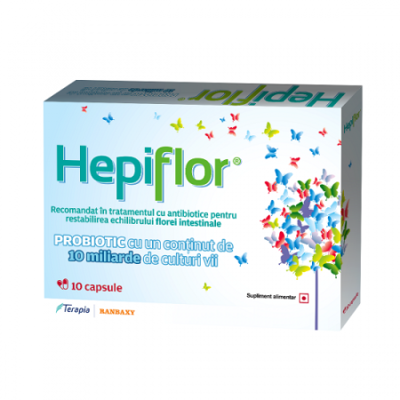 Digestie - Hepiflor 10 capsule Terapia