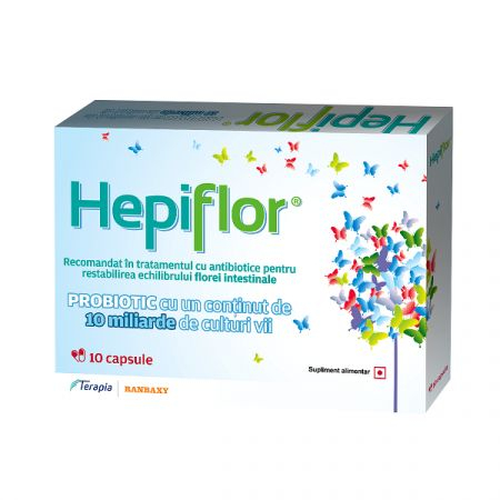 Vitamine si suplimente - Hepiflor X 10Cps