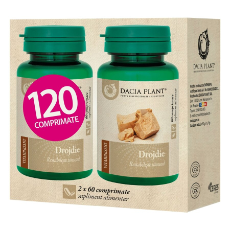 Vitamine si suplimente - HerboTensin X 120Cpr (2x60) - Dacia Plant