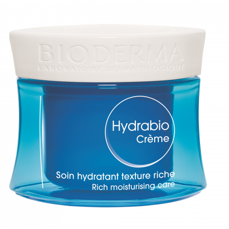 Dermato-cosmetice - Bioderma Hydrabio cremă hidratantă pentru piele sensibilă și uscată, 50 ml