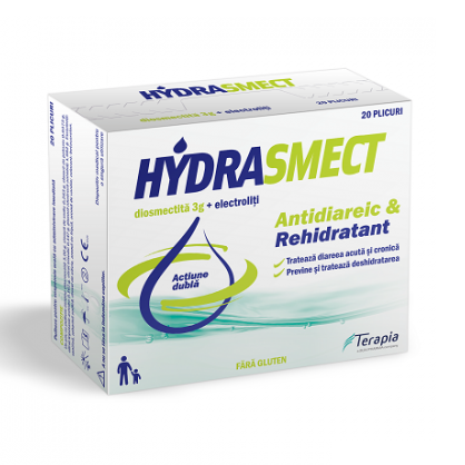 Antidiareice - Hydrasmect 20 plicuri TERAPIA S.A - ROMANIA