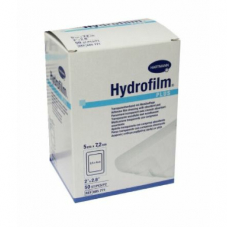 De toate cele.... - Hydrofilm plus plasture transparent cu corp absorbant 5 cm x 7,2 cm, 50 bucati