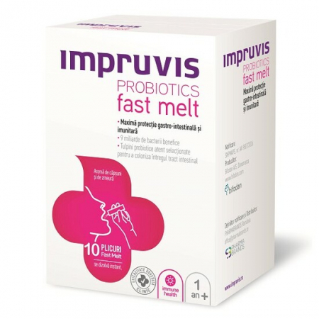 PRODUSE - Impruvis Probiotic Fast Melt, 10 plicuri