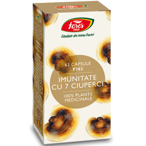 Vai, am uitat! Nu, n-am uitat! Mă concentrez! (Memorie și concentrare) - Imunitate cu 7 ciuperci (F163), 63 capsule