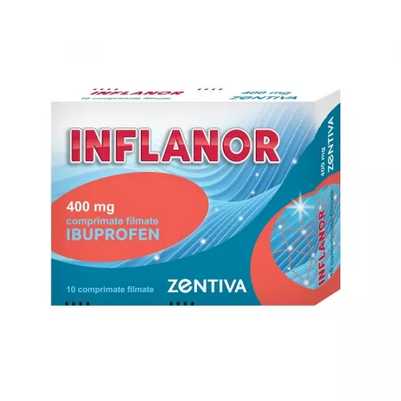 Sistemul Respirator - Inflanor 400Mg , 10Comprimate