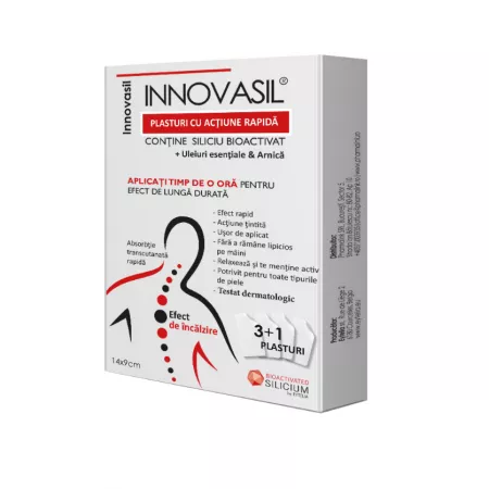 PRODUSE - Innovasil Plasturi cu actiune rapida, 4 bucati