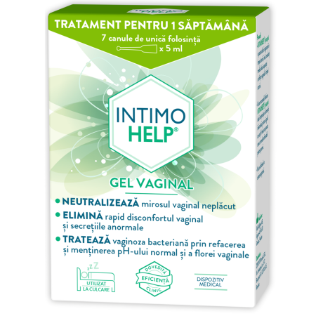 Ingrijire personala - IntimoHelp Gel Vaginal 5ML x 7Canule - Zdrovit