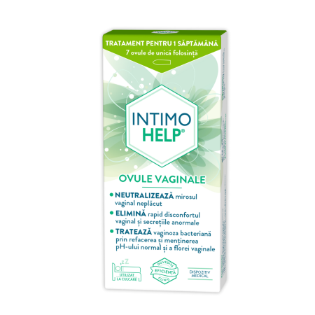 Igiena intima - IntimoHelp Ovule Vaginale X 7Buc - Zdrovit