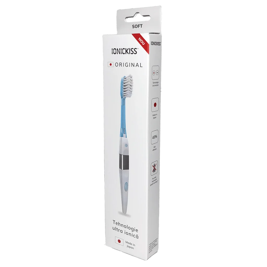 De un alb imaculat... - Periuta Ionickiss Original Soft Blue X 1 Bucata