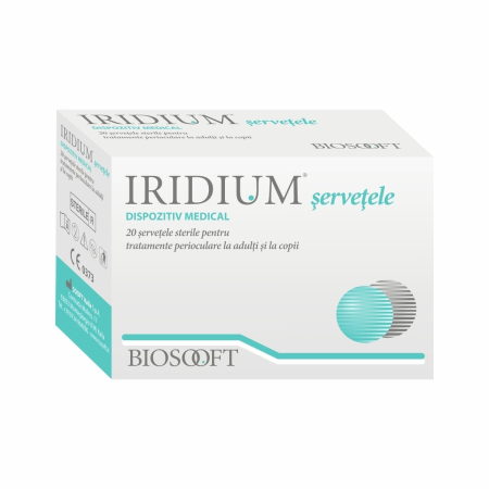 Optica Medicala - Iridium Șervețele Sterile 20 bucăți