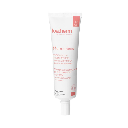 Dermato-cosmetice - Ivatherm Metrocreme Crema pentru tratamentul rosetei cutanate si al inflamatiei fetei, 30 ml