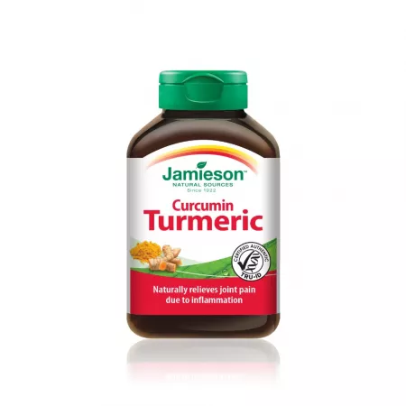 Vreau să fiu sănătos! - Jamieson Curcumin Tumeric 550mg , 60 comprimate