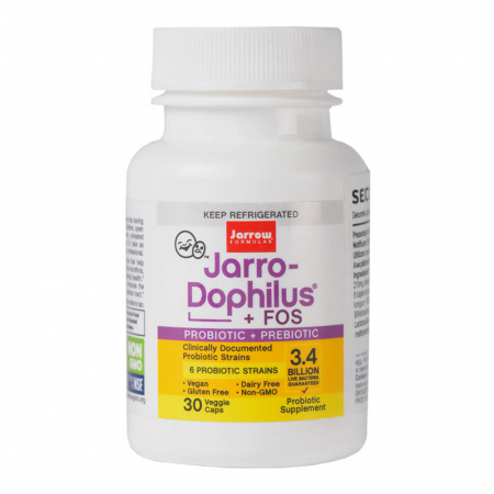Tulburări gastrointestinale - Jarro Dophilus Fos Jarrow Formulas, 30 capsule